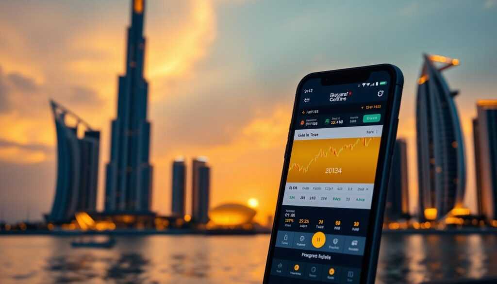 Digital Trading Apps for gold trading in Dubai