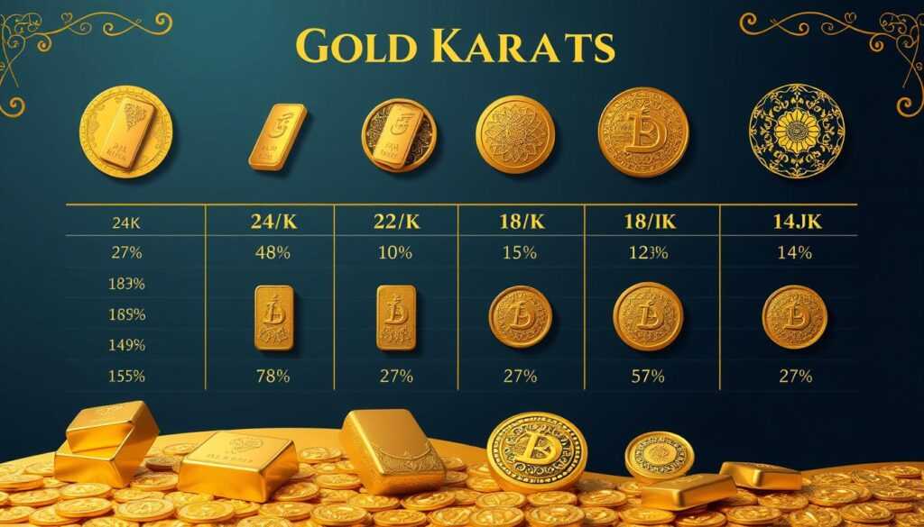 Gold Karat System comparison