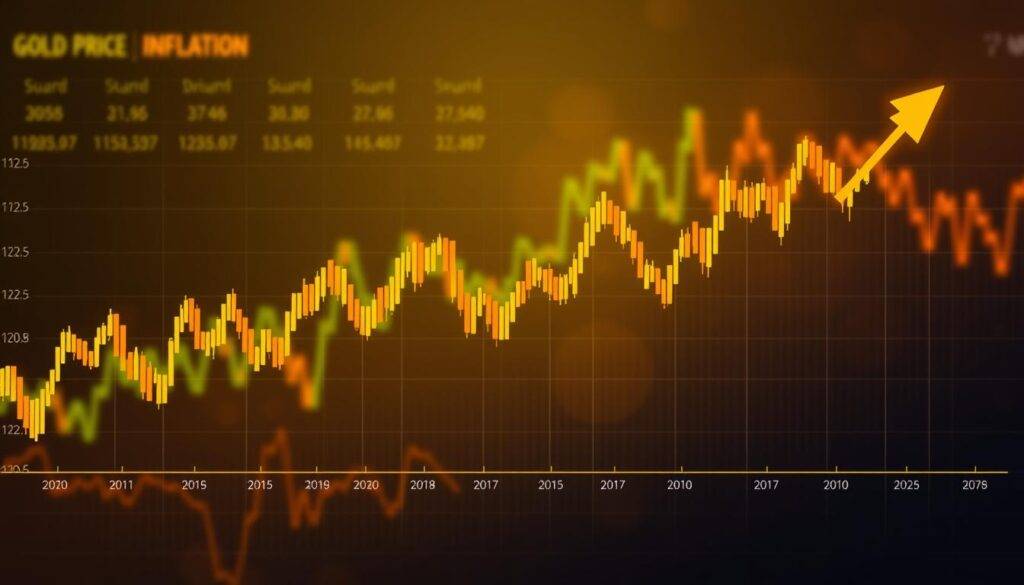 Gold price analysis chart