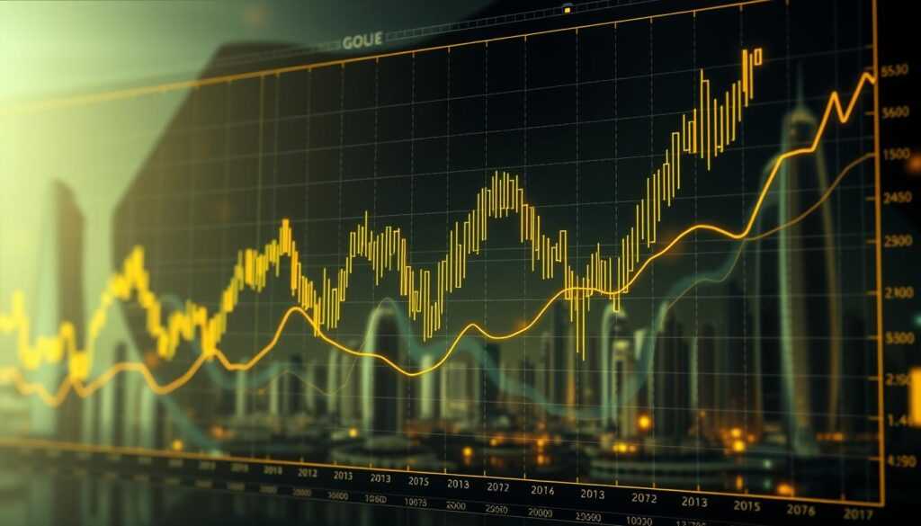 Gold price forecast chart