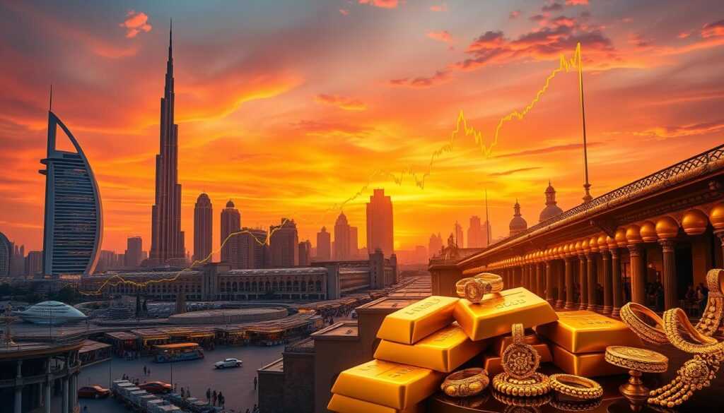 Gold price trends in Dubai