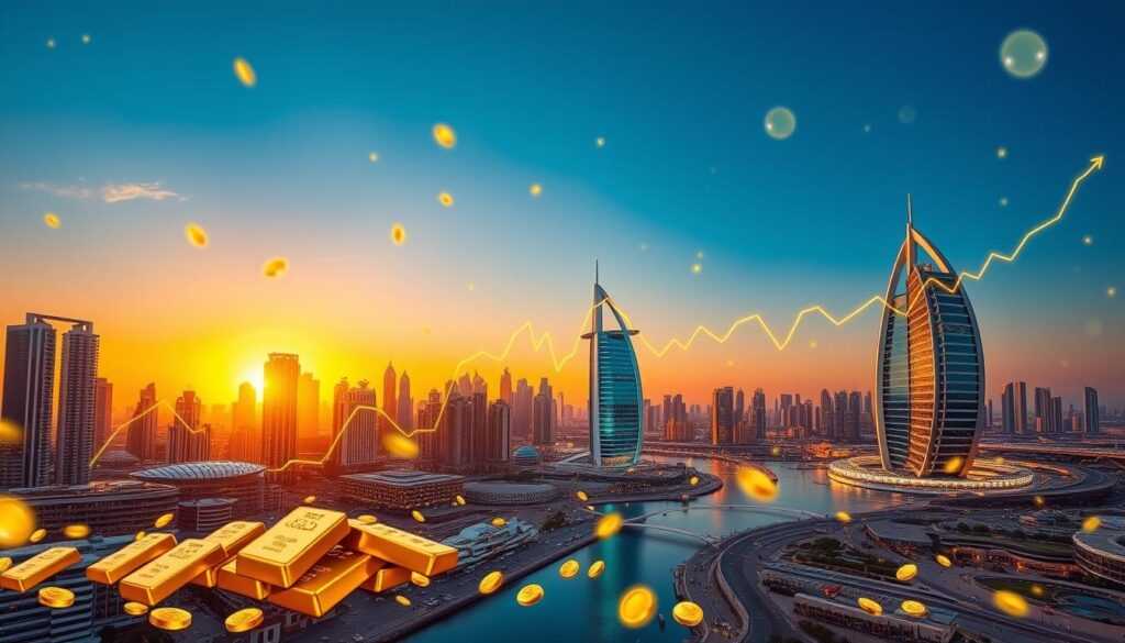 Dubai 22k gold rate fluctuations