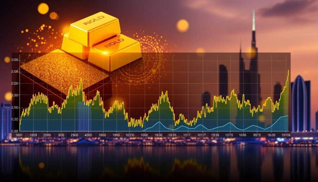 Dubai gold exchange rates chart