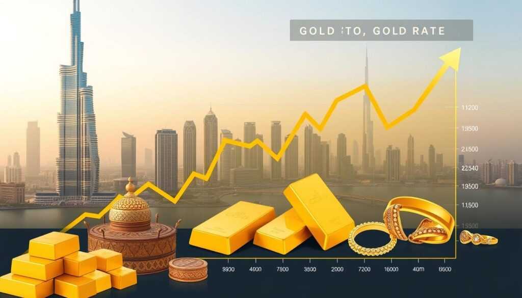 Dubai gold rate chart