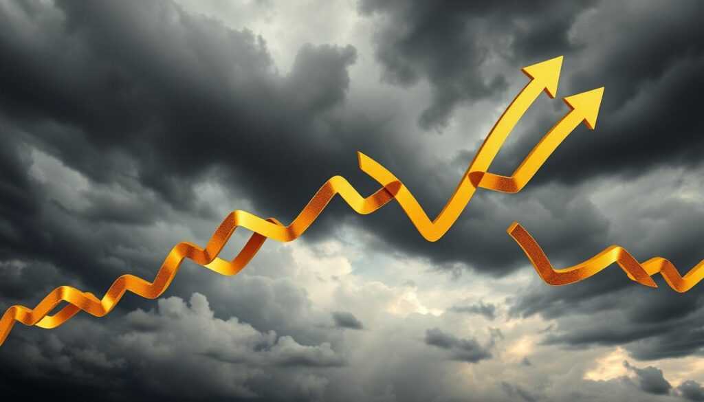 Gold price fluctuations due to geopolitical factors