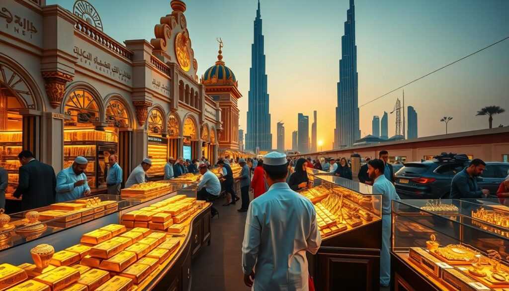 Gold trading in Dubai