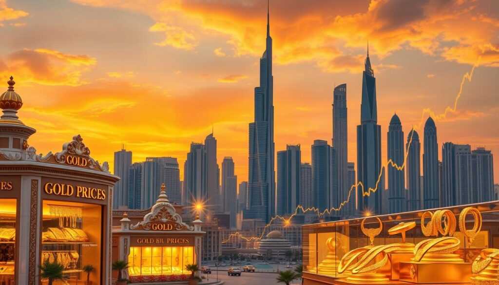 Dubai gold prices trends