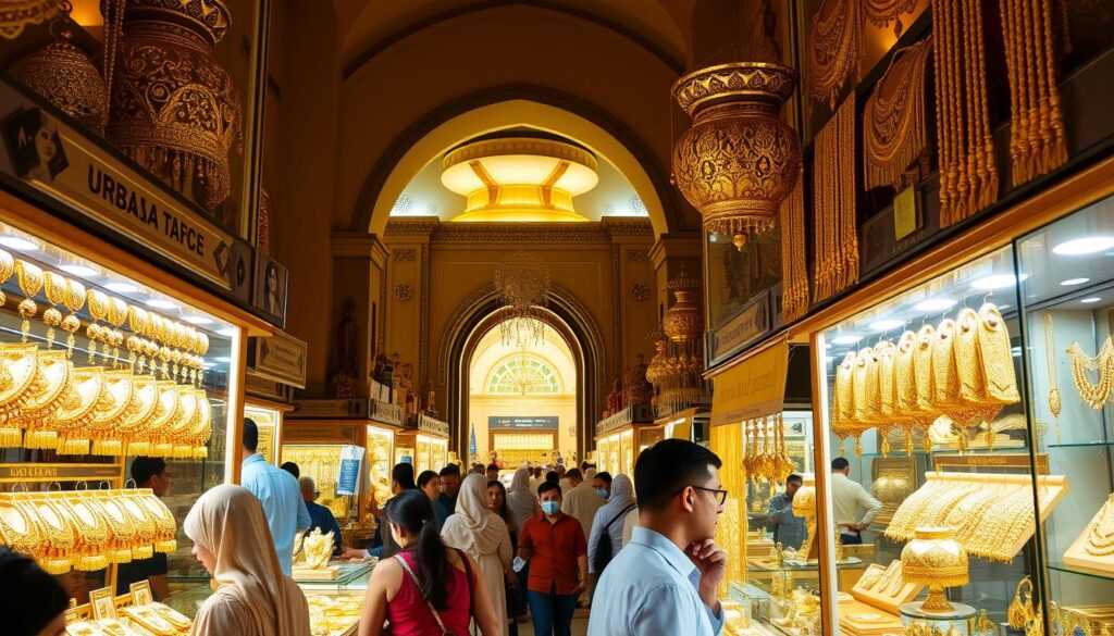 Gold shopping in Dubai